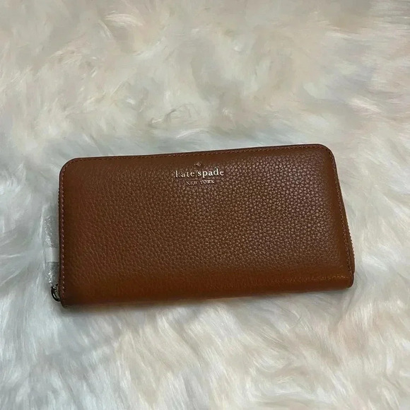 Kate Spade Leila Large Continental Wallet in Warm Ginger - Picture 2 of 6